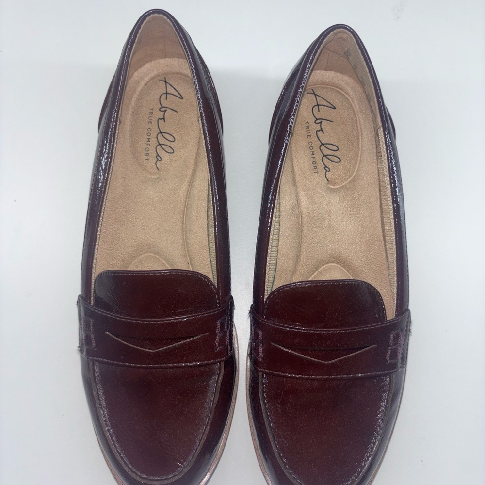 Abella Women's Deep Red Loafers